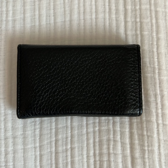 Authentic leather Prada key holder